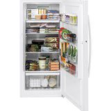 GE WHITE 14.1CU FROST FREE UPRIGHT FREEZER - Freezers - Additional View 1
