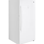 GE WHITE 14.1CU FROST FREE UPRIGHT FREEZER - Freezers - Additional View 3