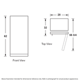 GE WHITE 14.1CU FROST FREE UPRIGHT FREEZER - Freezers - Additional View 8