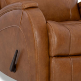 Kit Leather Swivel Glider Recliner