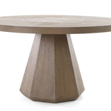 Elure Round Dining Table With Lazy Susan