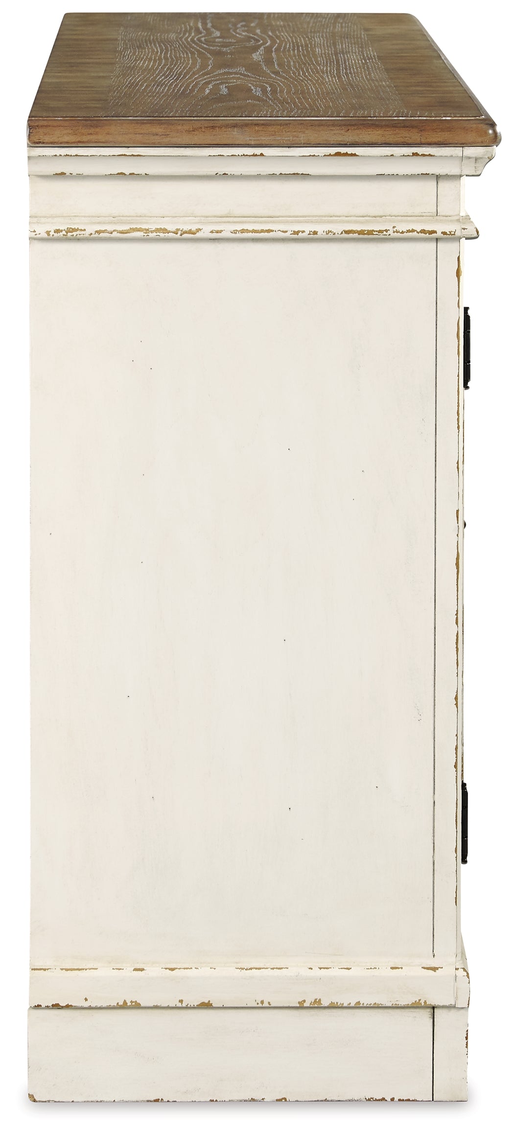 Ashley Furniture - REALYN DINING ROOM SERVER - White Glass|Wood - Servers - Additional View 4