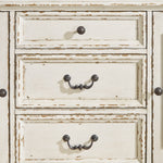 Ashley Furniture - REALYN DINING ROOM SERVER - White Glass|Wood - Servers - Additional View 5