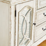 Ashley Furniture - REALYN DINING ROOM SERVER - White Glass|Wood - Servers - Additional View 6