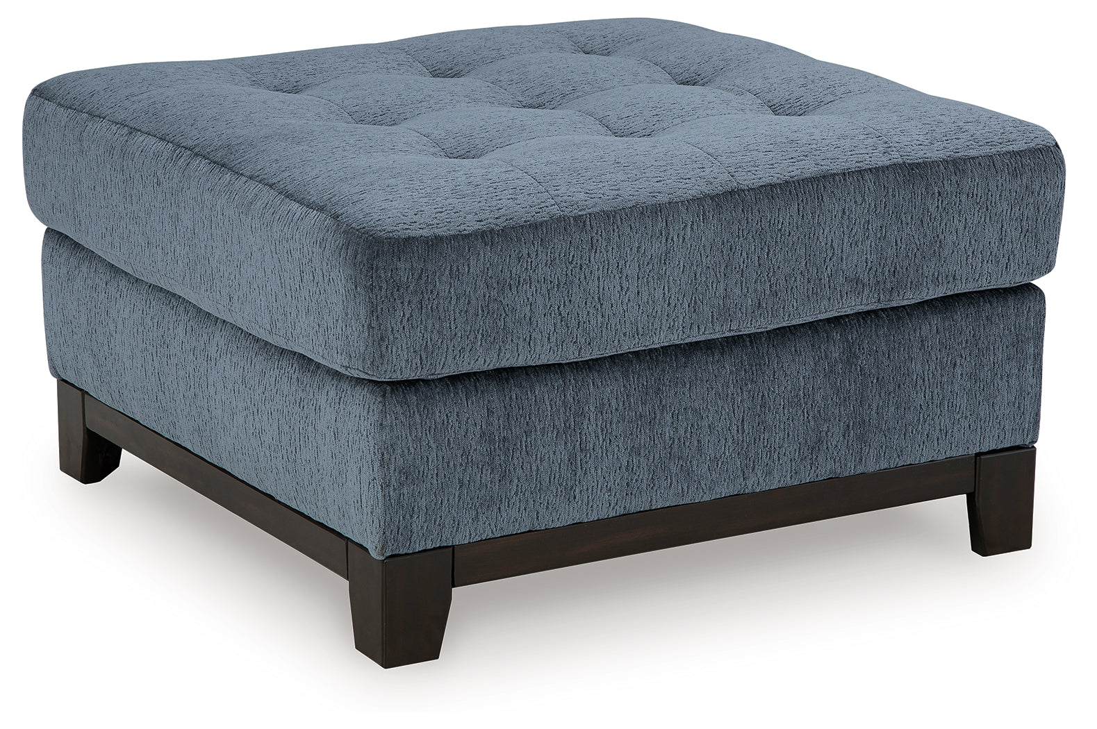 Ashley Furniture - MAXON PLACE NAVY OVERSIZED OTTOMAN - Blue Fabric - Ottomans