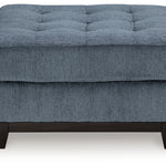 Ashley Furniture - MAXON PLACE NAVY OVERSIZED OTTOMAN - Blue Fabric - Ottomans - Additional View 2