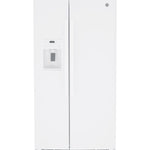 GE WHITE SIDE BY SIDE 25.3CU REFRIGERATOR - Refrigerators