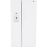 GE WHITE SIDE BY SIDE 25.3CU REFRIGERATOR - Refrigerators