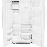 GE WHITE SIDE BY SIDE 25.3CU REFRIGERATOR - Refrigerators - Additional View 2