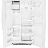 GE WHITE SIDE BY SIDE 25.3CU REFRIGERATOR - Refrigerators - Additional View 2