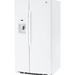 GE WHITE SIDE BY SIDE 25.3CU REFRIGERATOR - Refrigerators - Additional View 4