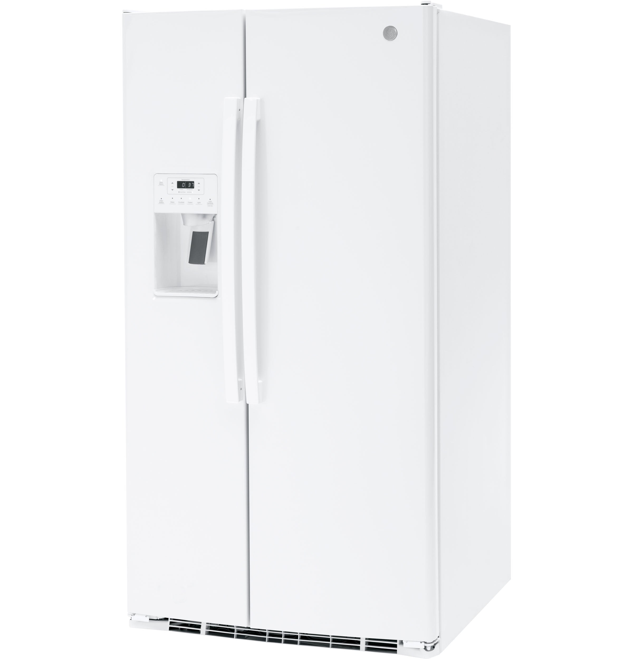 GE WHITE SIDE BY SIDE 25.3CU REFRIGERATOR - Refrigerators - Additional View 4