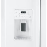GE WHITE SIDE BY SIDE 25.3CU REFRIGERATOR - Refrigerators - Additional View 5