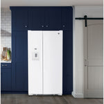 GE WHITE SIDE BY SIDE 25.3CU REFRIGERATOR - Refrigerators - Additional View 7