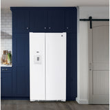 GE WHITE SIDE BY SIDE 25.3CU REFRIGERATOR - Refrigerators - Additional View 7
