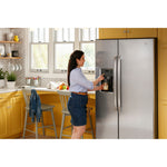GE WHITE SIDE BY SIDE 25.3CU REFRIGERATOR - Refrigerators - Additional View 15