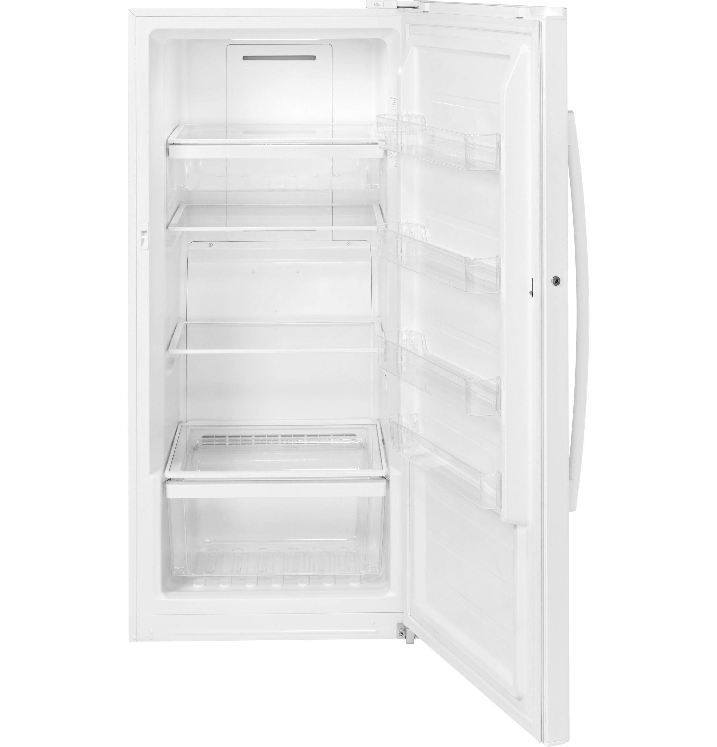 GE Energy Star 14.1 Cu. Ft. Frost-Free GaraGE Ready Upright Freezer - White - Freezers - Additional View 2