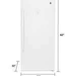 GE Energy Star 14.1 Cu. Ft. Frost-Free GaraGE Ready Upright Freezer - White - Freezers - Additional View 6