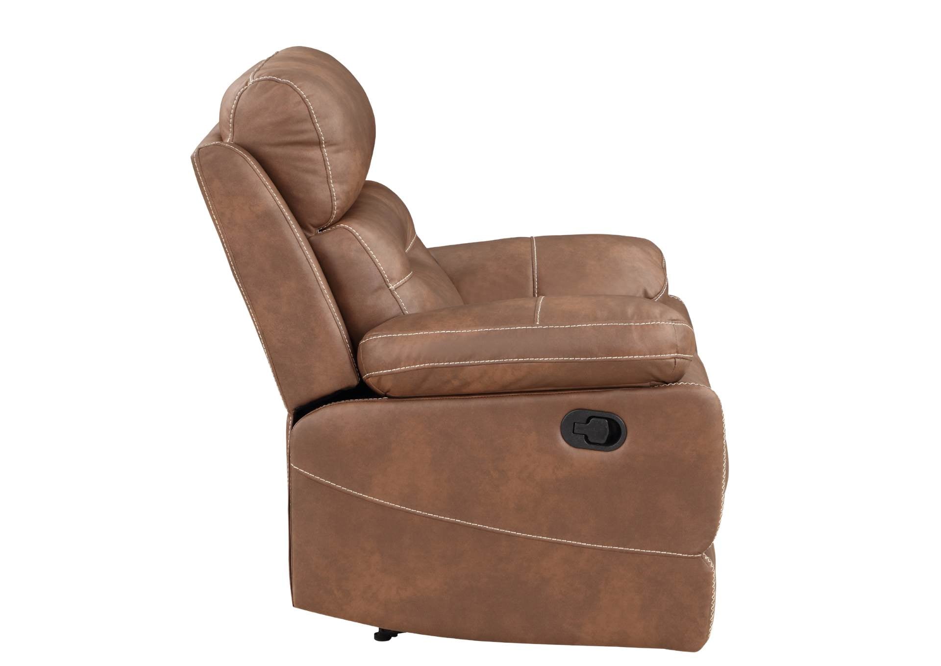 RUDGER CHESTNUT RECLINER - Additional View 2