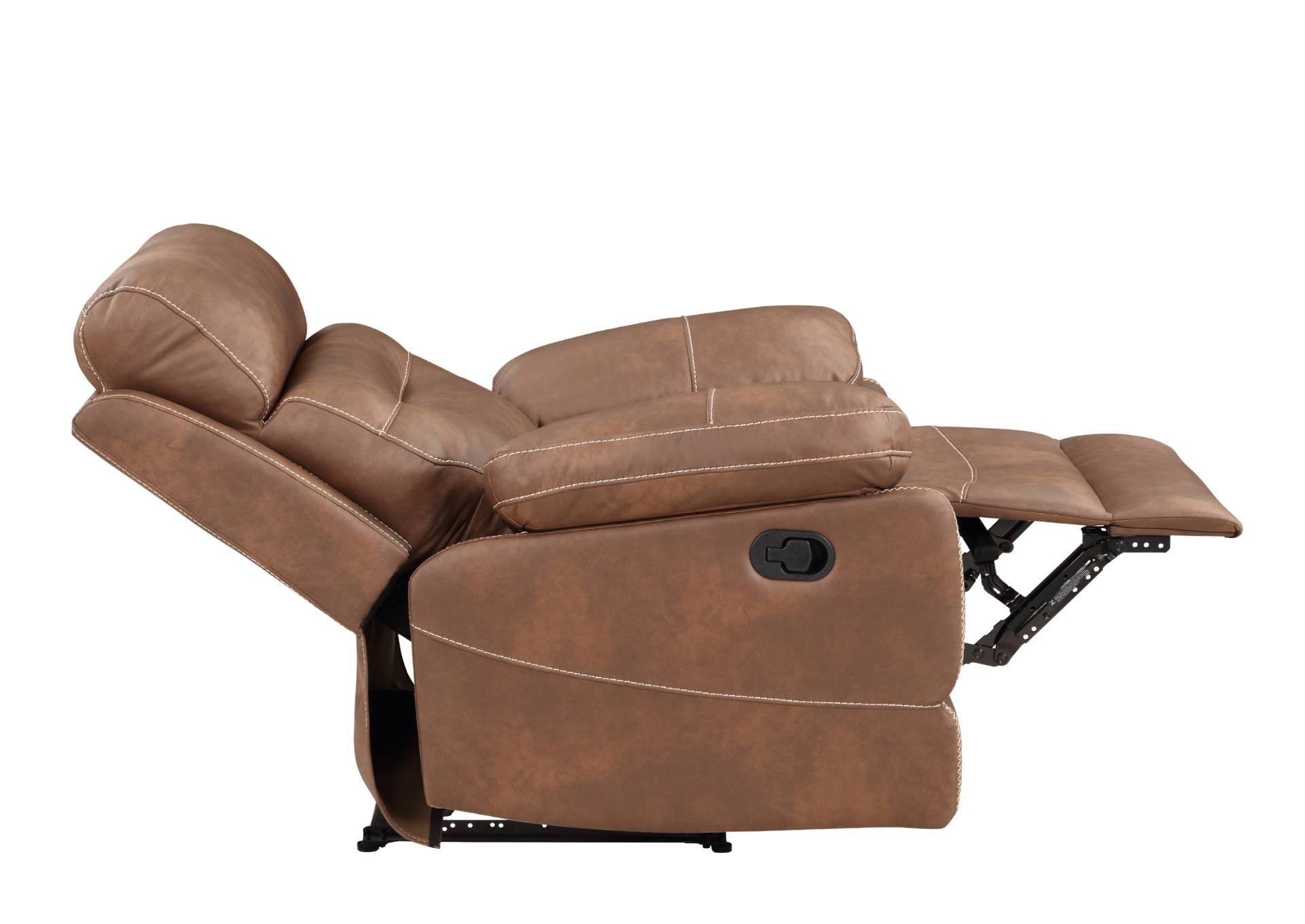 RUDGER CHESTNUT RECLINER - Additional View 3