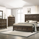 Mossberg Rustic Queen Bed - Oak - Additional View 2