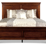 New Classic - Tamarack King Bed - Cherry - Dark Brown Wood - Beds - Additional View 1