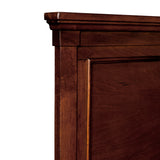 New Classic - Tamarack King Bed - Cherry - Dark Brown Wood - Beds - Additional View 4