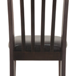 Ashley Furniture - HAMMIS UPHOLSTERED SIDE CHAIR - Dark Brown Leather Match|Wood - Chairs - Additional View 2