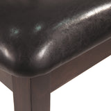 Ashley Furniture - HAMMIS UPHOLSTERED SIDE CHAIR - Dark Brown Leather Match|Wood - Chairs - Additional View 5