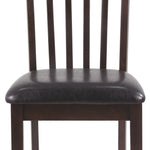 Ashley Furniture - HAMMIS UPHOLSTERED SIDE CHAIR - Dark Brown Leather Match|Wood - Chairs - Additional View 6
