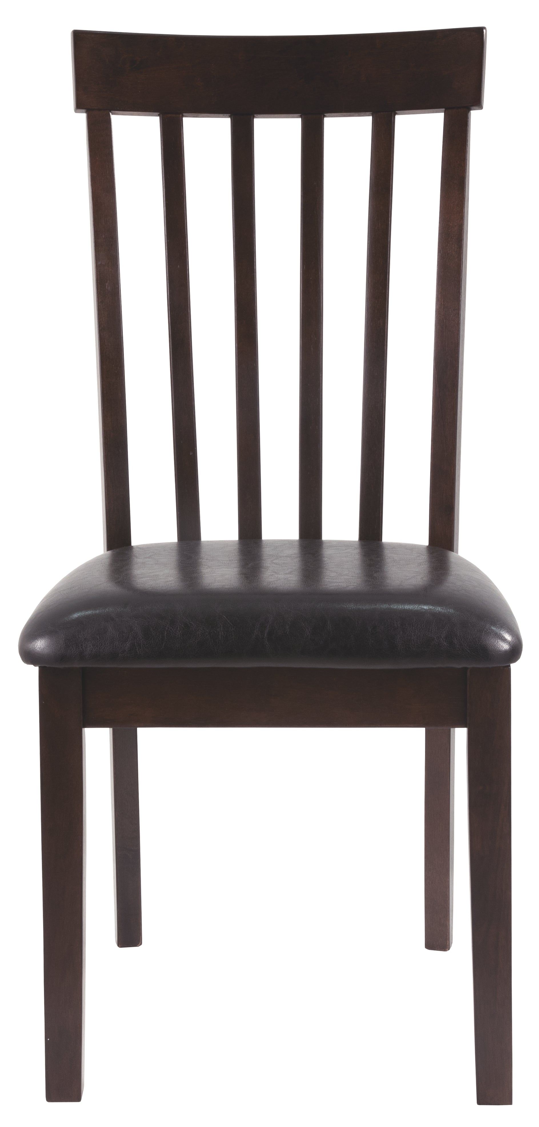 Ashley Furniture - HAMMIS UPHOLSTERED SIDE CHAIR - Dark Brown Leather Match|Wood - Chairs - Additional View 6