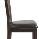 Ashley Furniture - HAMMIS UPHOLSTERED SIDE CHAIR - Dark Brown Leather Match|Wood - Chairs - Additional View 8