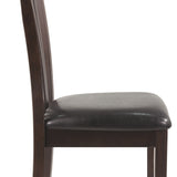 Ashley Furniture - HAMMIS UPHOLSTERED SIDE CHAIR - Dark Brown Leather Match|Wood - Chairs - Additional View 8