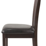 Ashley Furniture - HAMMIS UPHOLSTERED SIDE CHAIR - Dark Brown Leather Match|Wood - Chairs - Additional View 9