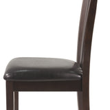 Ashley Furniture - HAMMIS UPHOLSTERED SIDE CHAIR - Dark Brown Leather Match|Wood - Chairs - Additional View 9