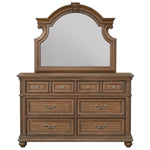 Mallory Light Dresser And Mirror - Oak