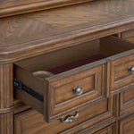 Mallory Light Dresser And Mirror - Oak - Additional View 2