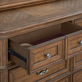 Mallory Light Dresser And Mirror - Oak - Additional View 2