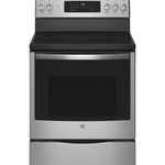 PROFILE FINGERPRINT RESISTANT ELECTRIC RANGE - Pearl Silver|Black - Ranges