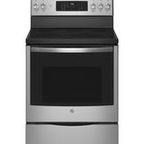 PROFILE FINGERPRINT RESISTANT ELECTRIC RANGE - Pearl Silver|Black - Ranges