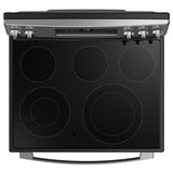 PROFILE FINGERPRINT RESISTANT ELECTRIC RANGE - Pearl Silver|Black - Ranges - Additional View 1