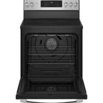 PROFILE FINGERPRINT RESISTANT ELECTRIC RANGE - Pearl Silver|Black - Ranges - Additional View 2