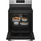 PROFILE FINGERPRINT RESISTANT ELECTRIC RANGE - Pearl Silver|Black - Ranges - Additional View 3
