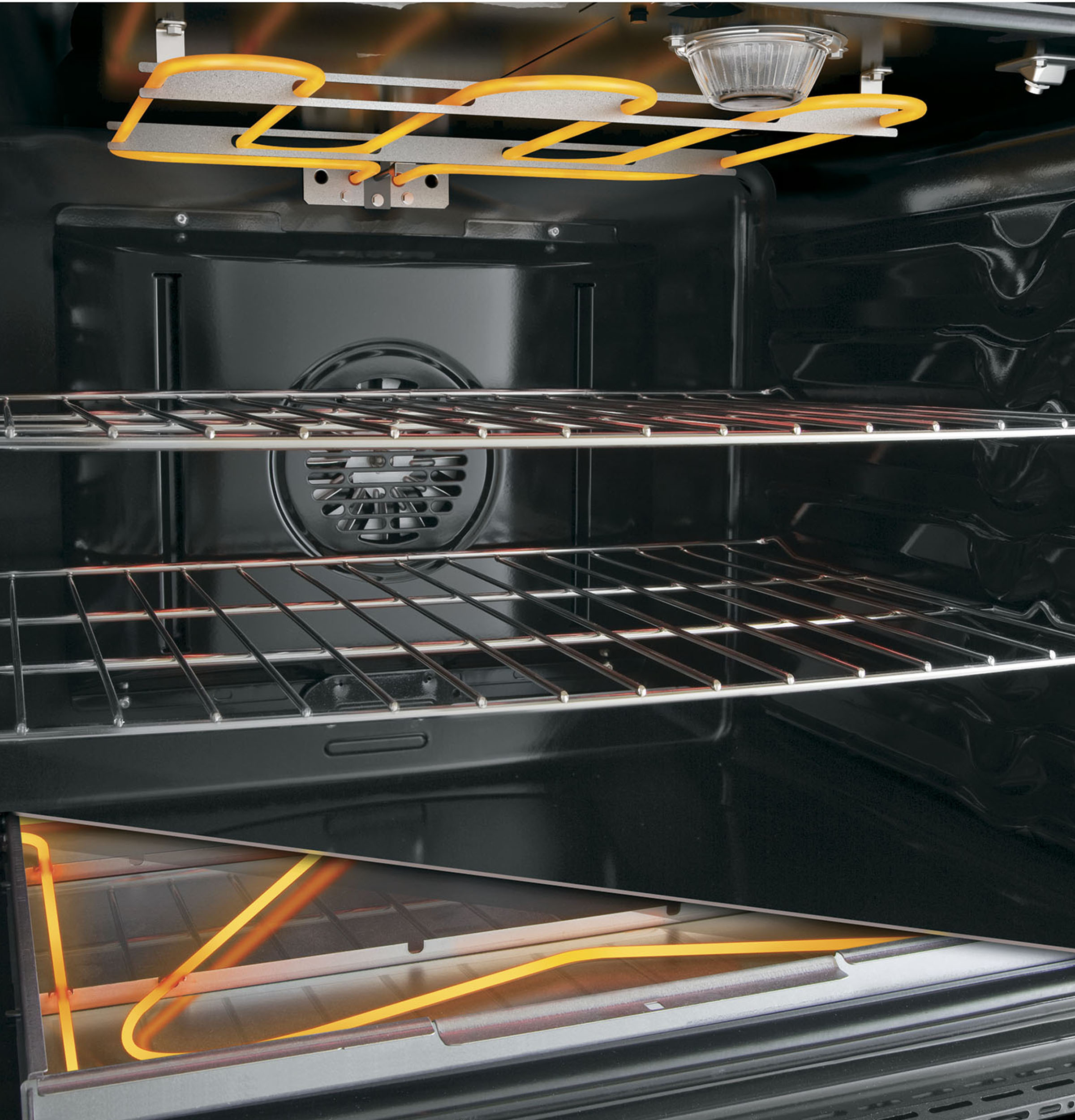 PROFILE FINGERPRINT RESISTANT ELECTRIC RANGE - Pearl Silver|Black - Ranges - Additional View 9