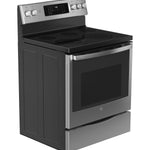 PROFILE FINGERPRINT RESISTANT ELECTRIC RANGE - Pearl Silver|Black - Ranges - Additional View 13