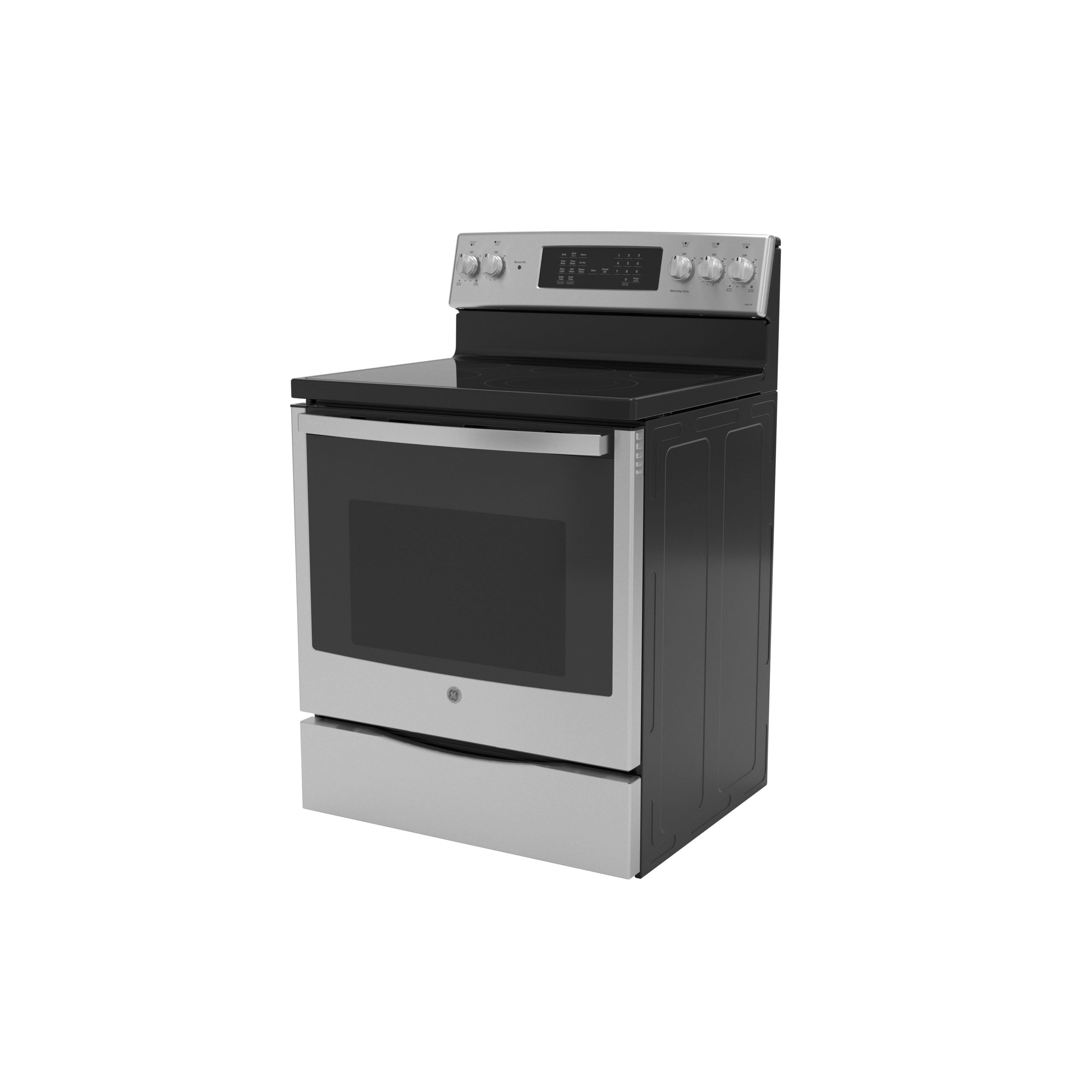 PROFILE FINGERPRINT RESISTANT ELECTRIC RANGE - Pearl Silver|Black - Ranges - Additional View 19