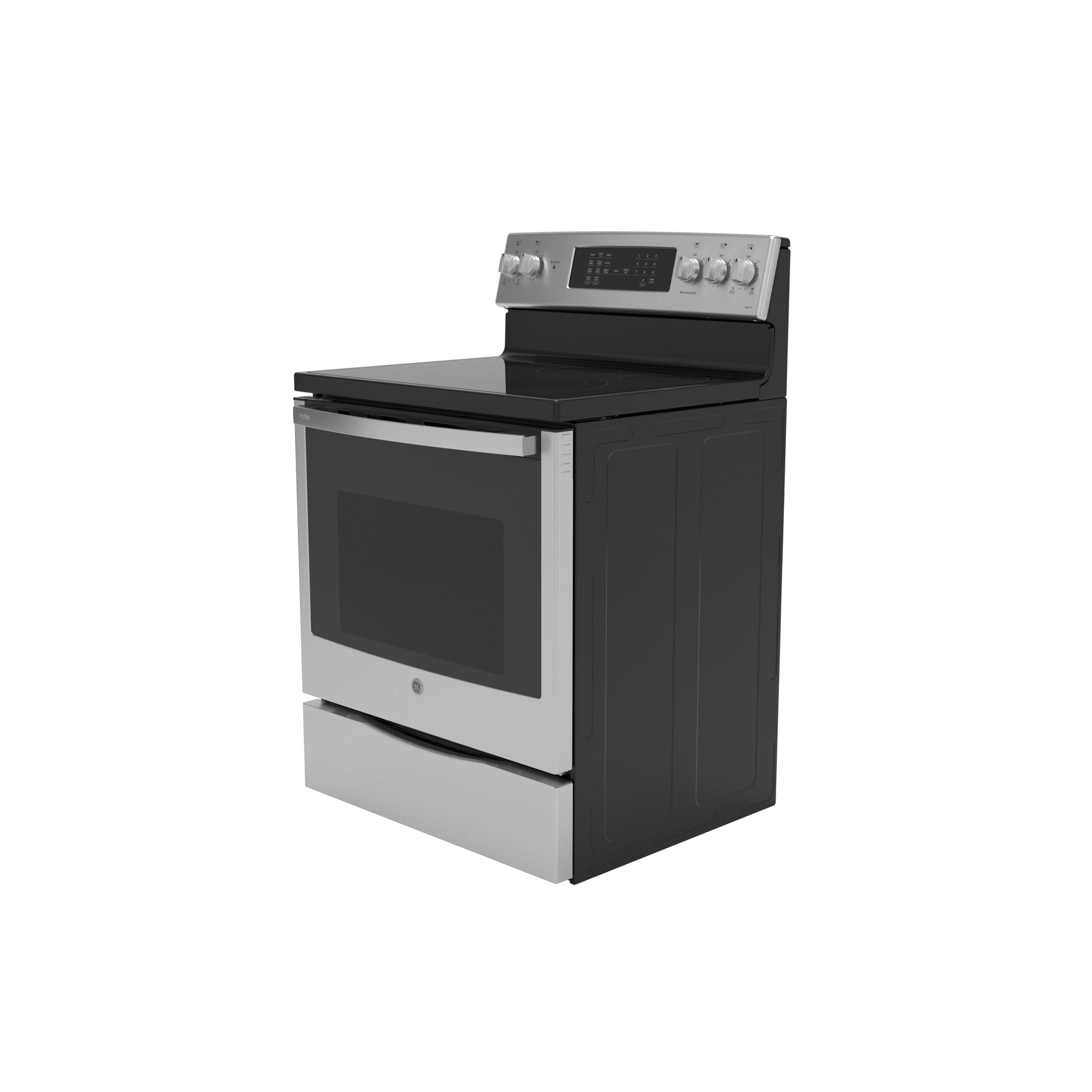 PROFILE FINGERPRINT RESISTANT ELECTRIC RANGE - Pearl Silver|Black - Ranges - Additional View 20