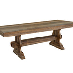 International Furniture Direct - Marquez Dining Table - Light Brown Wood - Tables