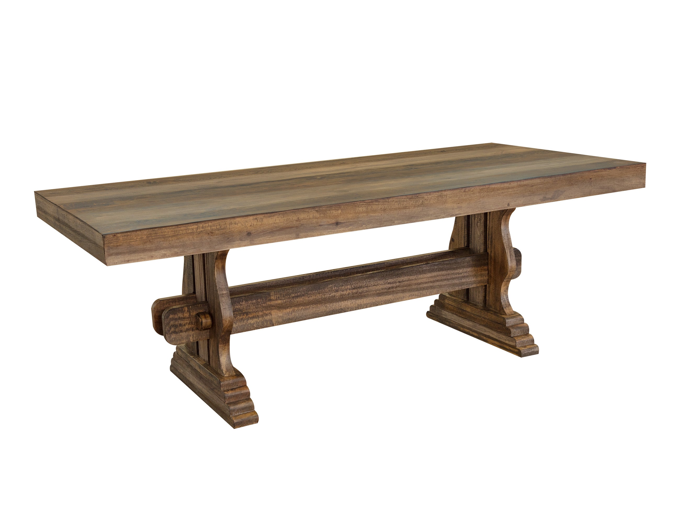 International Furniture Direct - Marquez Dining Table - Light Brown Wood - Tables