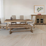 International Furniture Direct - Marquez Dining Table - Light Brown Wood - Tables - Additional View 1